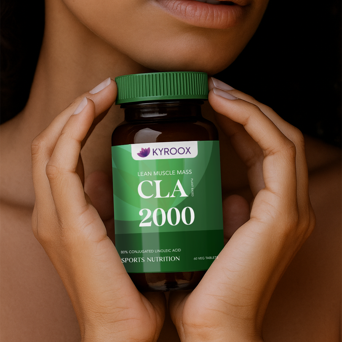 Kyroox LeanBliss Pure CLA 2000 (Conjugated Lenoleic Acid) Lean Muscle Build Supplement -Pack of 60 Softgel Capsules