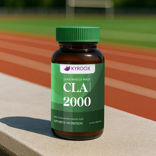Kyroox LeanBliss Pure CLA 2000 (Conjugated Lenoleic Acid) Lean Muscle Build Supplement -Pack of 60 Softgel Capsules